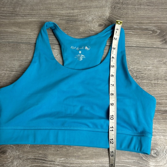 Reel Legends Teal Sports Bra Medium - Picture 8 of 8